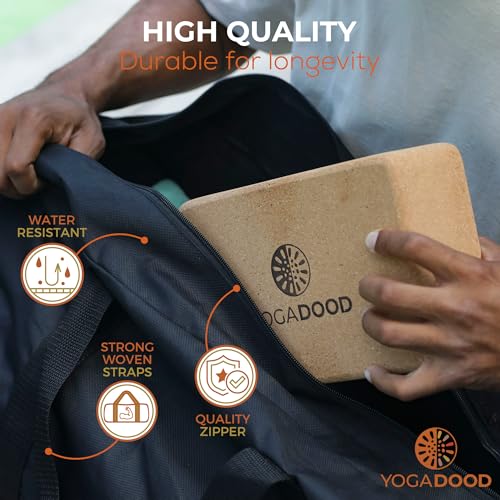 Yoga Dood Bolsa de transporte de yoga duradera – Espaciosa b