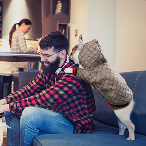 Sudaderas con capucha para perro, abrigo de invierno clásico