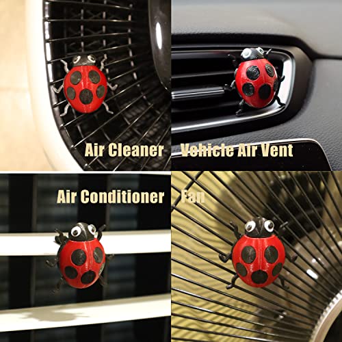 Decoración de ventilación de mariquita para automóvil o inte