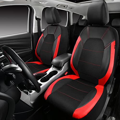 Car Pass - Fundas universales de cuero para asiento de autom