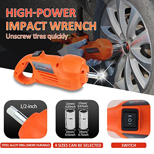 ZAISHANG - Kit de gato eléctrico para automóvil de 5 tonelad