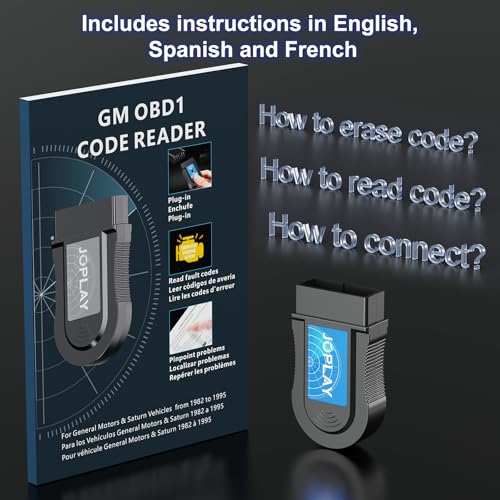 JOPLAY OBD1 Code Reader, Compatible with GM 1982-1995 Vehicl
