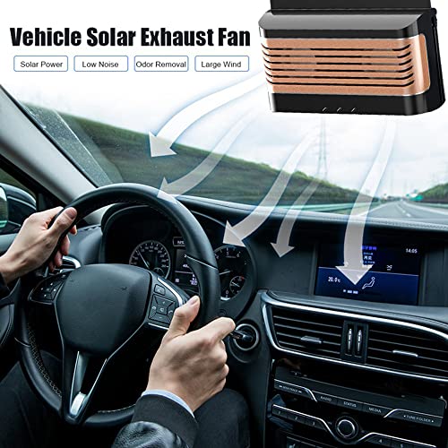 MACHSWON Ventilador de ventilación de coche de energía solar