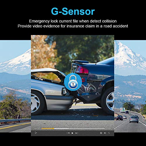 Dash Cam con la tarjeta de 32GB, 3" 1080p HD grabador gran a