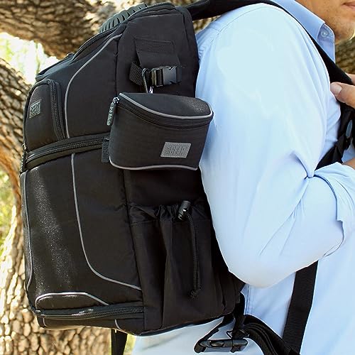 USA Gear Funda pequeña para cámara con trabilla para cinturó
