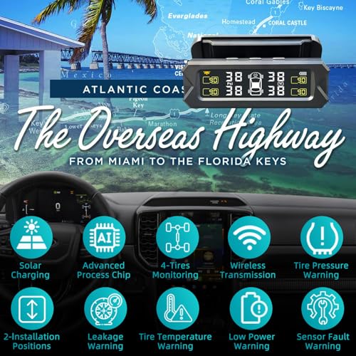 Sistema de monitoreo de presión de neumáticos TPMS 【Actualiz