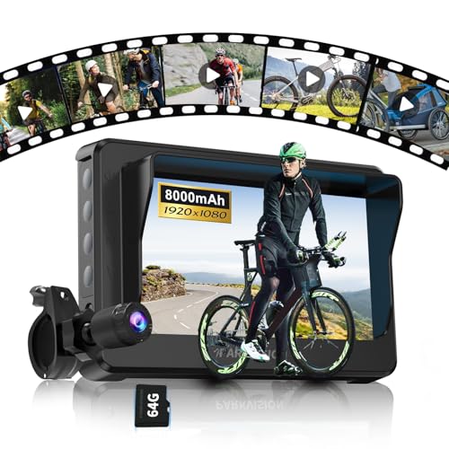 PARKVISION Grabador de cámara de visión trasera de bicicleta