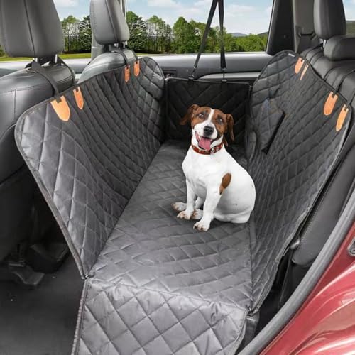Funda de asiento trasero para mascotas, 100% impermeable, re