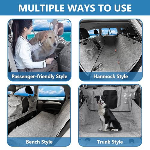 Funda de asiento de automóvil para mascotas, 100% impermeabl