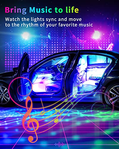 YM E-Bright t - Kit de luces LED 5 en 1 para interior de aut