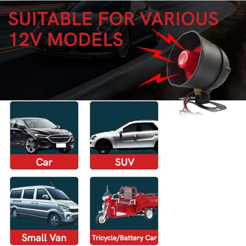 Sistema de alarma universal de coche de 12 V, dispositivo de