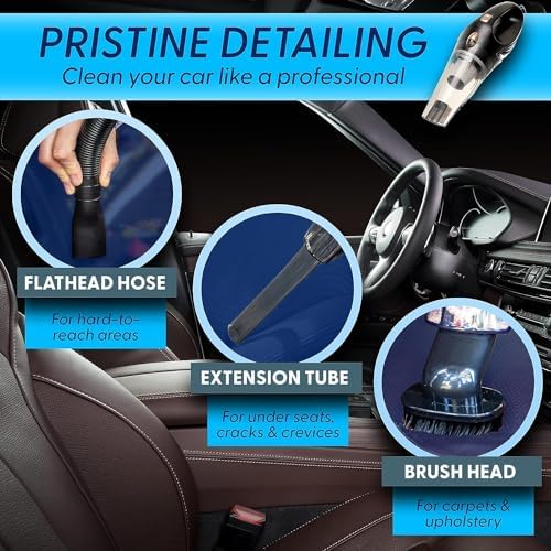 Aspiradora de coche, mini aspiradora portátil de mano con ca
