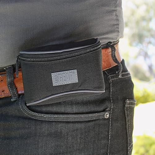 USA Gear Funda pequeña para cámara con trabilla para cinturó
