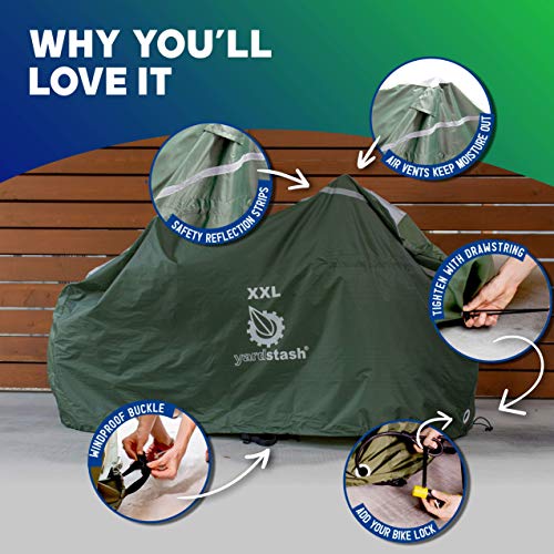 YardStash Funda para bicicleta, impermeable, para bicicleta