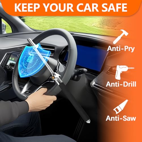 MONOJOY Cerradura para volante, dispositivo de seguridad ant