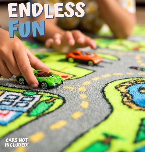 ToyVelt Alfombra de juegos para niños – Alfombra educativa d