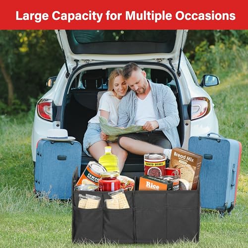 Simple Deluxe Organizador de maletero para coche/SUV/camión,