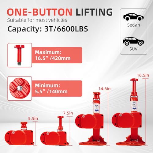 Kit de gato eléctrico para automóvil de 3 toneladas, 12 V, g