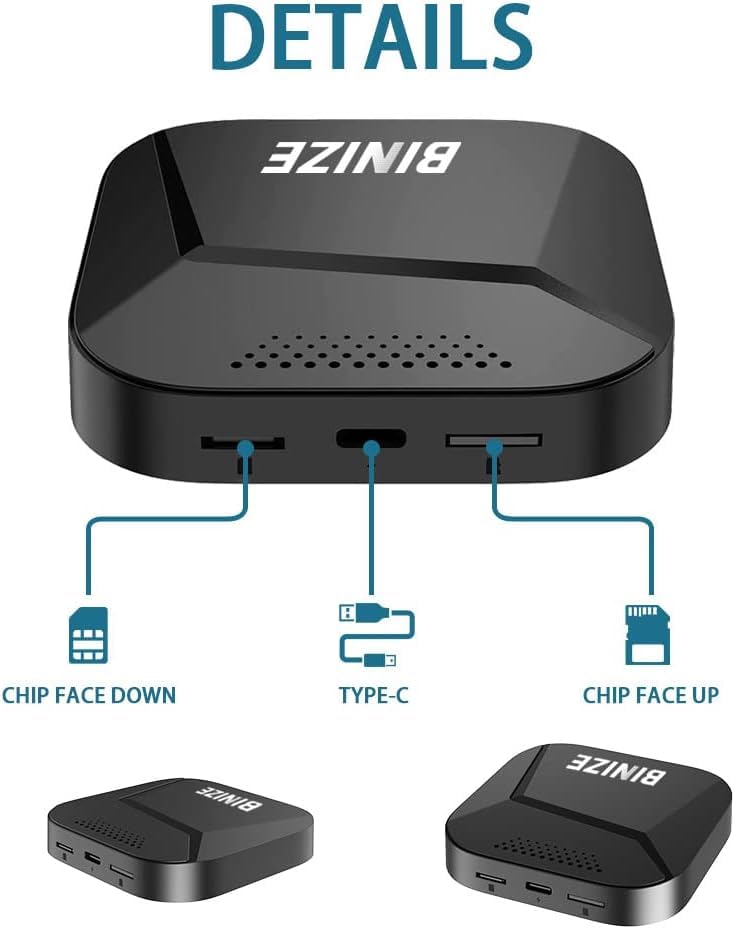Binize Android 13 Carplay Ai Box Streaming 3.0 Wireless CarP