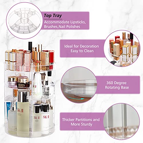 JessLab Organizador de maquillaje, organizador de cosméticos
