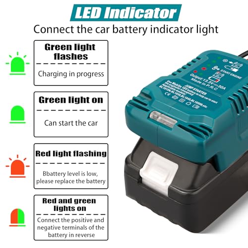 Adaptador de puente con adaptador para batería Makita de 18