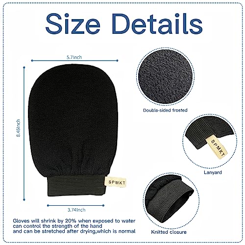 Guantes exfoliantes coreanos, 2 unidades, guantes exfoliante