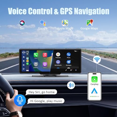 Pantalla Carplay inalámbrica para automóvil, Carplay portáti