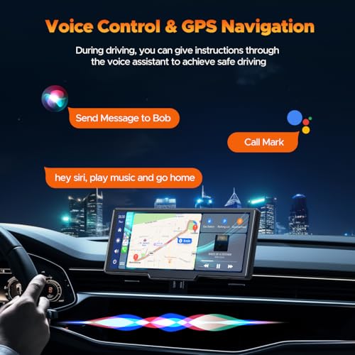 Volam Pantalla inalámbrica Carplay para automóvil con cámara