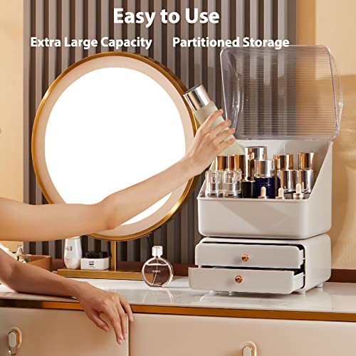 Organizador de maquillaje, caja de almacenamiento de maquill