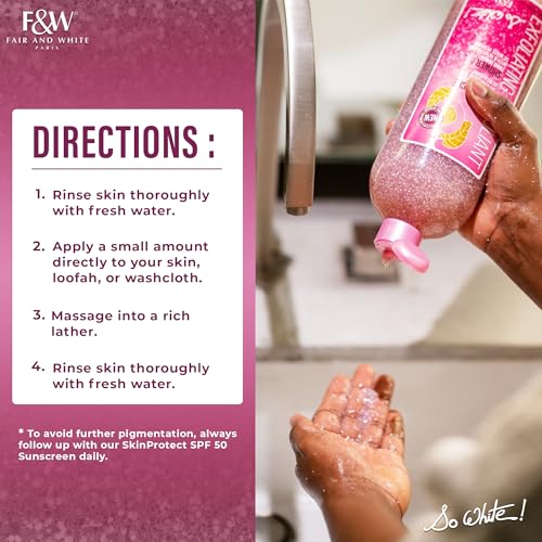 FAIR & WHITE Gel de ducha exfoliante So White, exfoliante tó