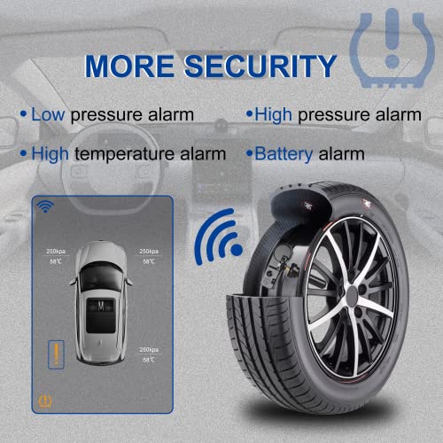TPMS Sensor 4 GM, 315Mhz Sensores de monitor de presión de n