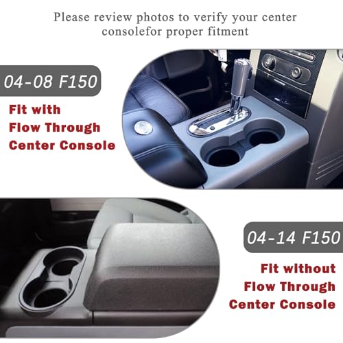 TQPONLY Inserto para portavasos, compatible con Ford F150 04