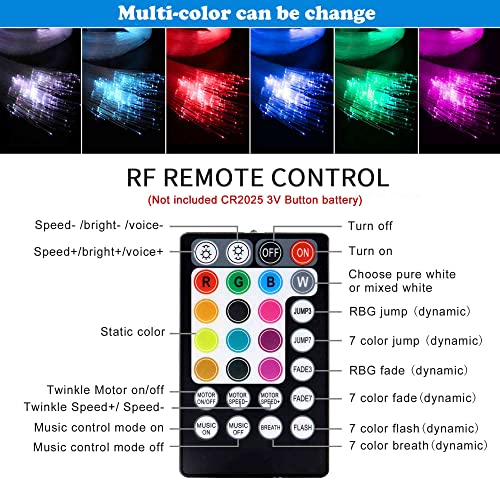 Starlight - Kit de luces de fibra óptica, 10 W, 550 piezas,
