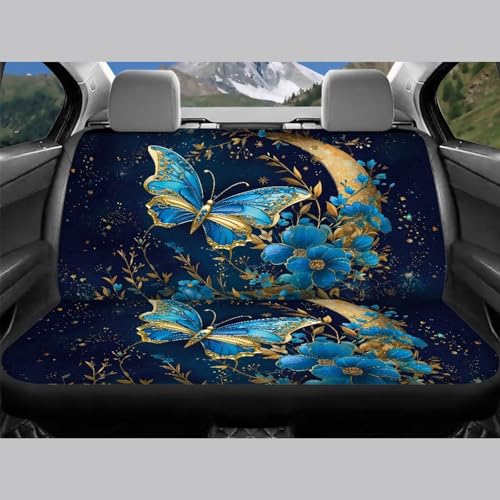 KEIAHUAN Fundas de asiento de coche con diseño de mariposa a