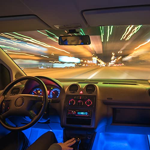 Monster - Luces LED multicolor Bluetooth para interior de au