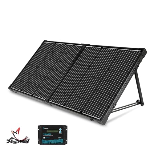 Renogy - Panel solar portátil plegable de 100W 12V monocrist