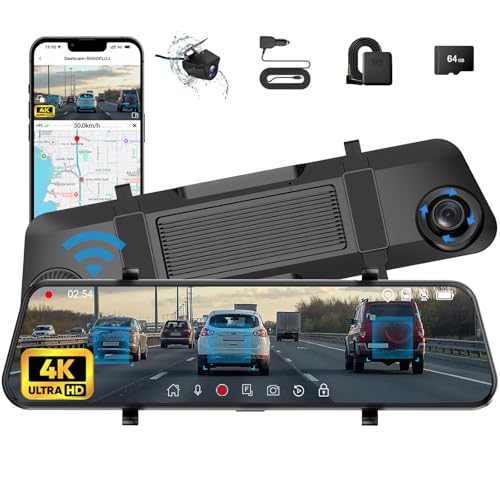 Cámara de tablero de espejo 4K con IMX415, cámara inteligent