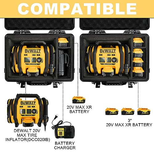 Estuche rígido para compresor de aire compatible con el infl