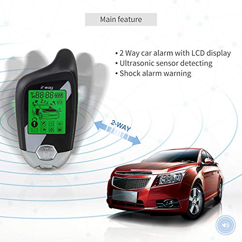 EASYGUARD Sistema de alarma del coche de la manera EC203 2 c