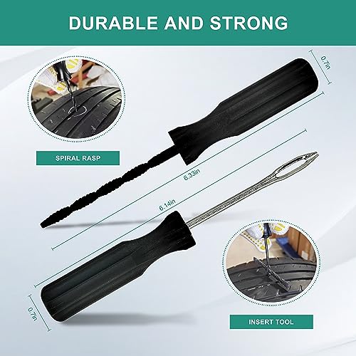 TT-M26 - Kit de reparación de neumáticos sin cámara, kit de
