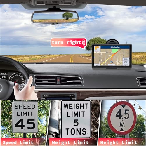 Navegación GPS para coche, guía de carril de dirección de gi