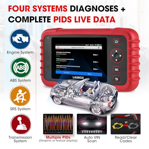 LAUNCH CRP129X Elite - Escáner OBD2 para automóvil, FCA Auto