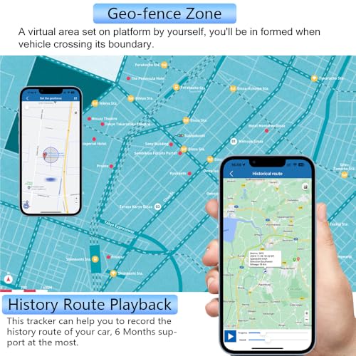 Mini rastreador GPS para vehículos sin suscripción 4G LTE co