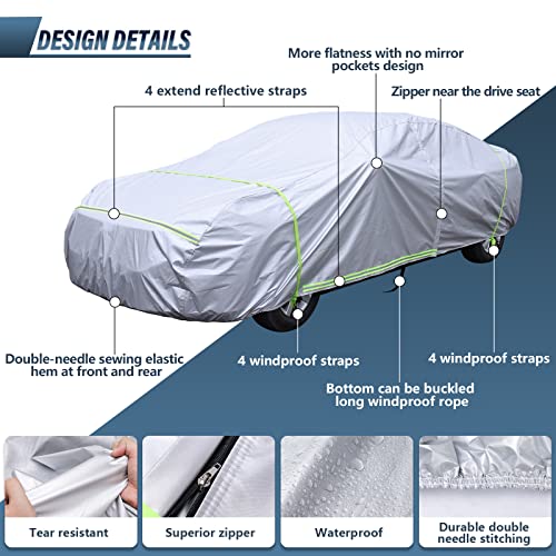 BYDOLL Funda impermeable para automóvil para todo tipo de cl