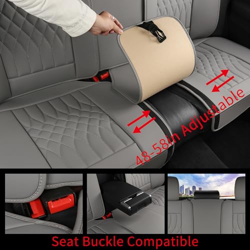Juego completo de fundas de asiento de automóvil de 5 asient