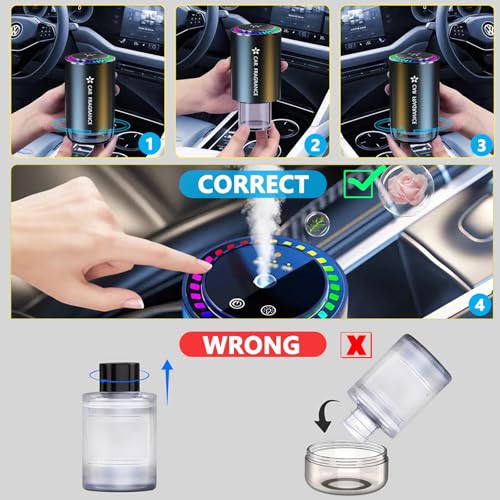 Ambientadores inteligentes para automóvil con proyector Star