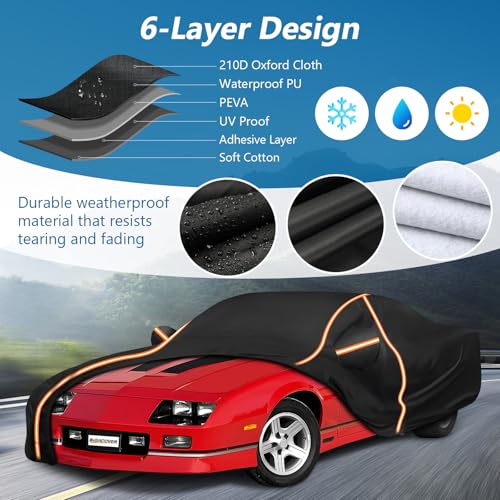 Funda de automóvil para Chevy Camaro 1982-2002, tela Oxford