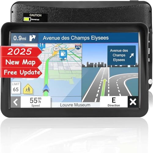 Navegador GPS para automóvil, pantalla de 9 pulgadas, guía d