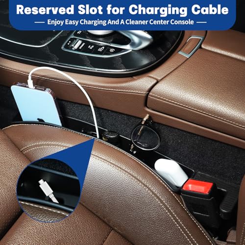 2Pacs - Llenador de huecos para asiento de automóvil, multif