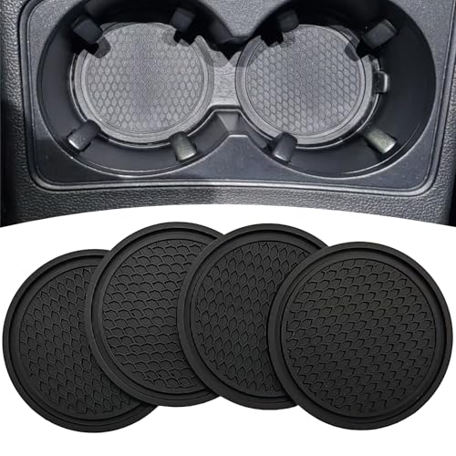 Paquete de 4 posavasos hexagonales para automóvil (2.75 pulg